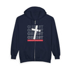 “Jesus Christ Over Everything” Zip-Up Hoodie