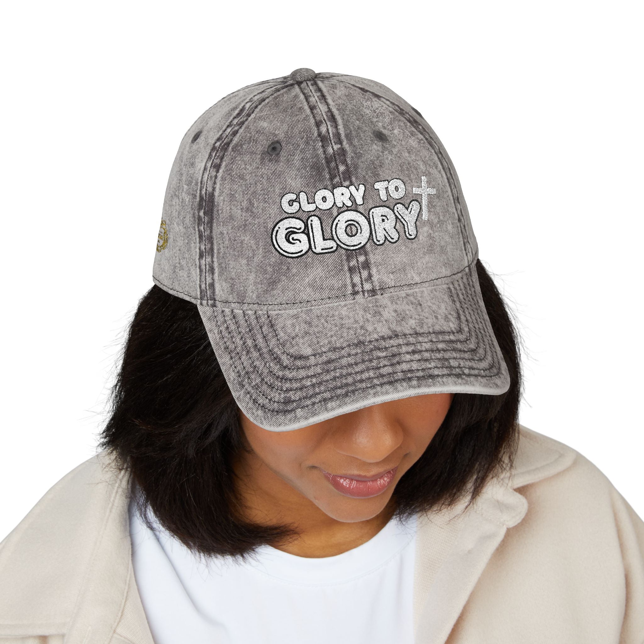 “Glory to Glory” Vintage Cap (Embroidery)