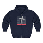 “Jesus Christ Over Everything” Zip-Up Hoodie