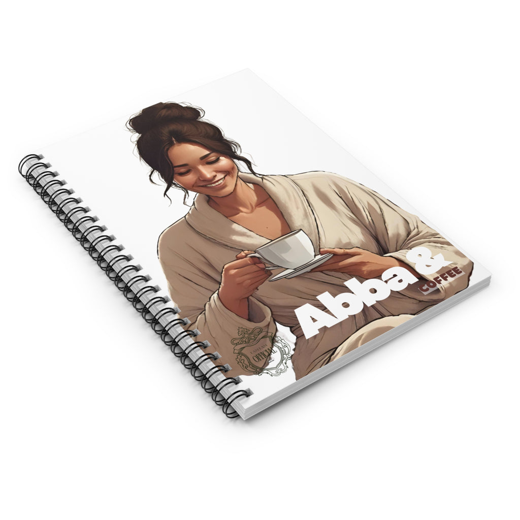 Abba & Coffee Version 02- Spiral Notebook