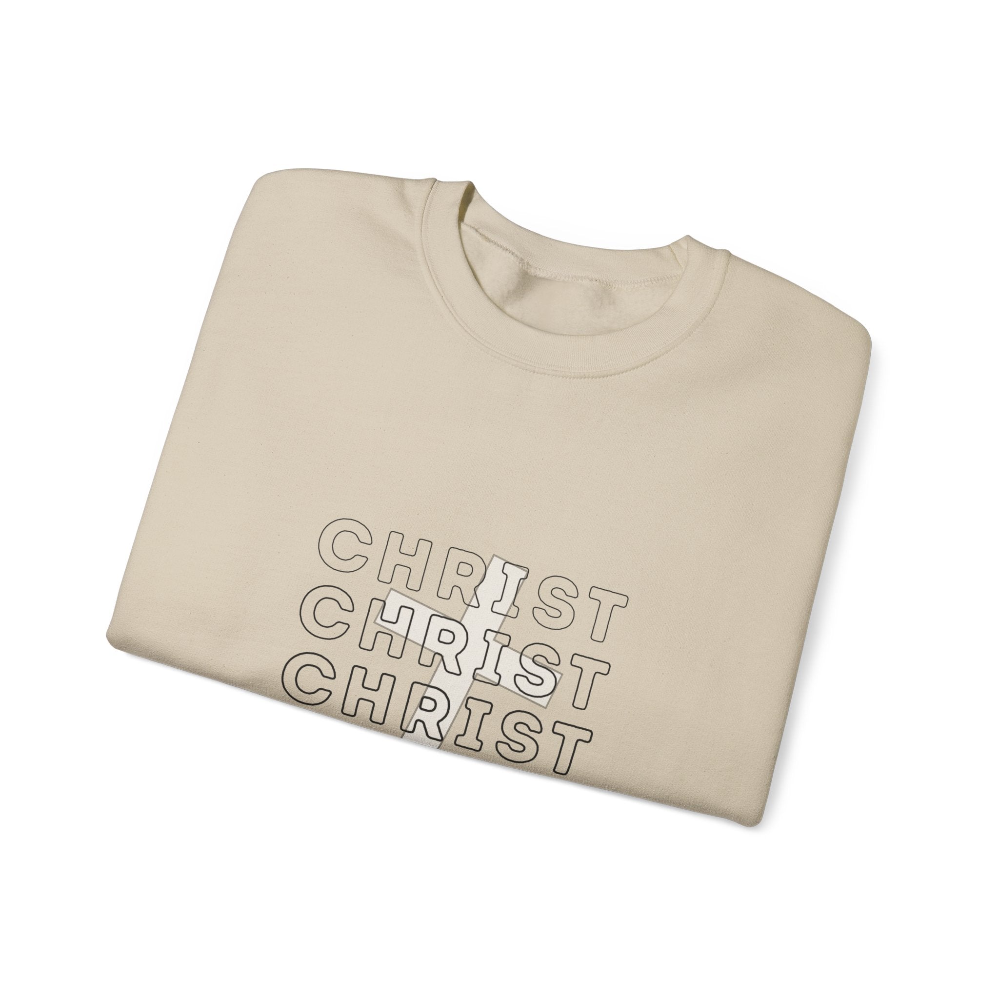 “Jesus Christ Over Everything” Crewneck Sweatshirt