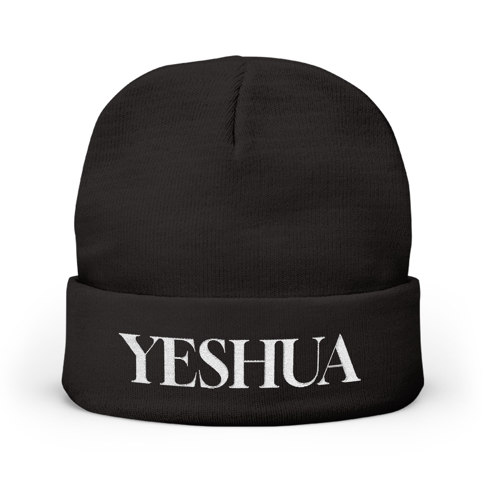 “YESHUA” Knit Beanie (Embroidery)