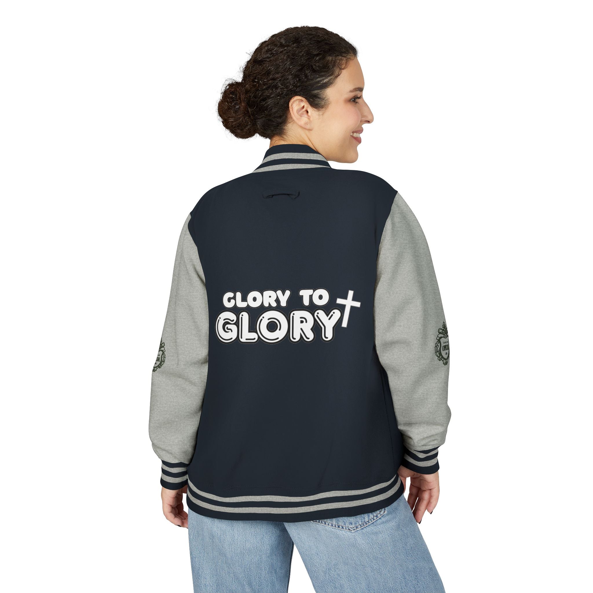 Glory to Glory Varsity Letterman Jacket