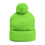 Yeshua Hamashiach Pom-Pom Knit Cap (Embroidery)