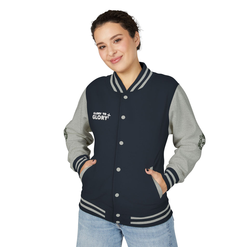 Glory to Glory Varsity Letterman Jacket
