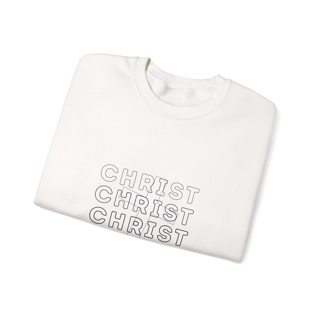 “Jesus Christ Over Everything” Crewneck Sweatshirt
