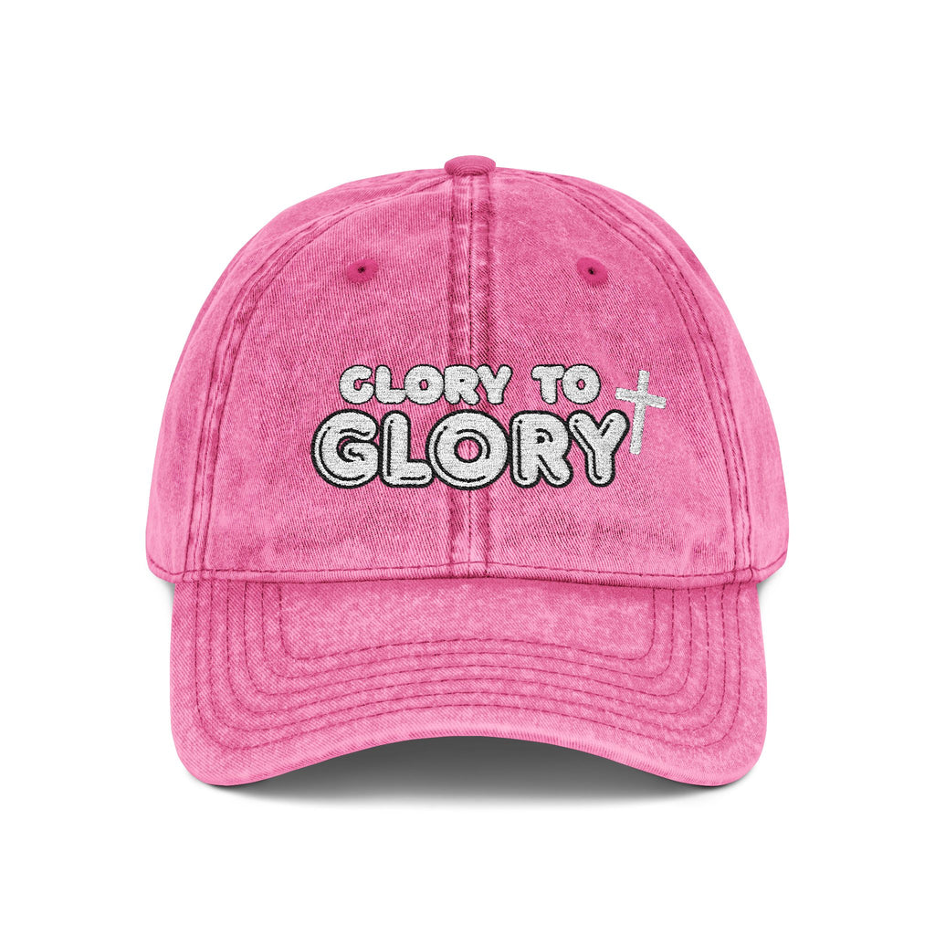 “Glory to Glory” Vintage Cap (Embroidery)