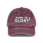 “Glory to Glory” Vintage Cap (Embroidery)