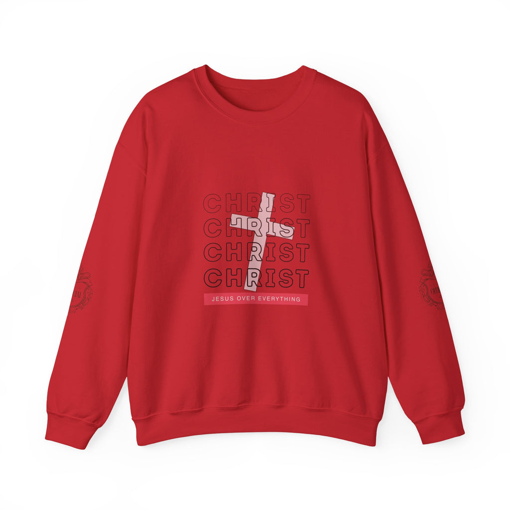 “Jesus Christ Over Everything” Crewneck Sweatshirt